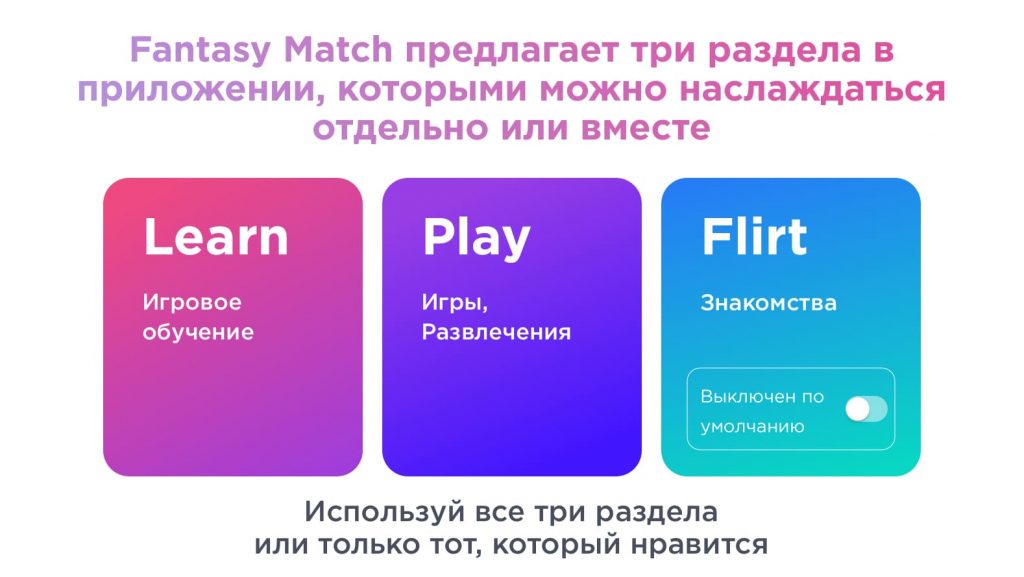 Fantasy Match Три Раздела Приложения